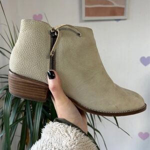 Next Light Tan Ankle Boots